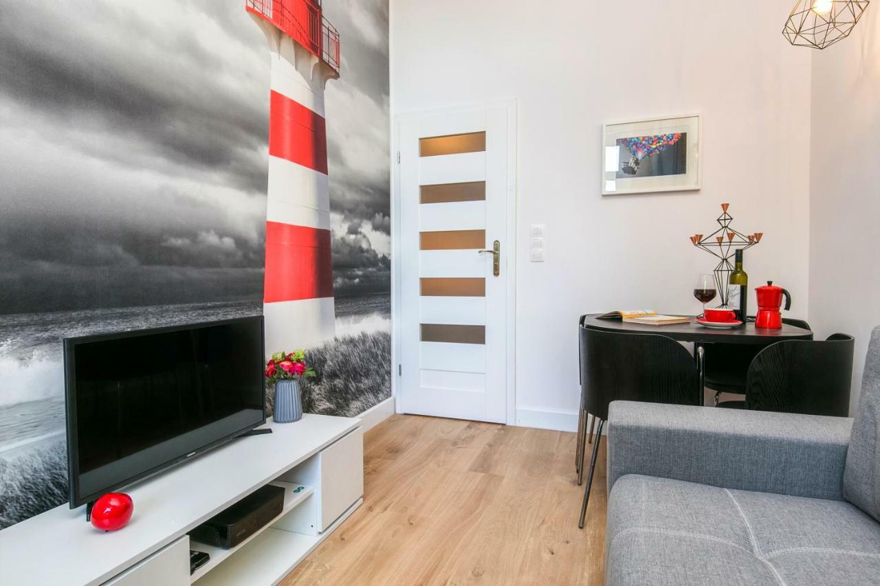 Berg Apartament Red Obok Starego Miasta Gdańsk Eksteriør billede