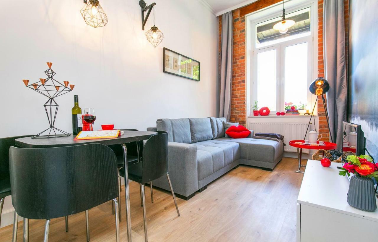 Berg Apartament Red Obok Starego Miasta Gdańsk Eksteriør billede