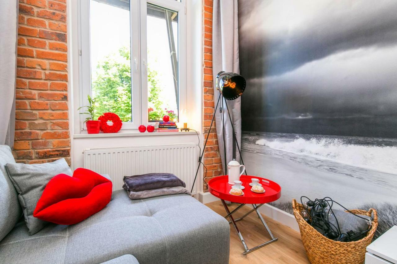 Berg Apartament Red Obok Starego Miasta Gdańsk Eksteriør billede